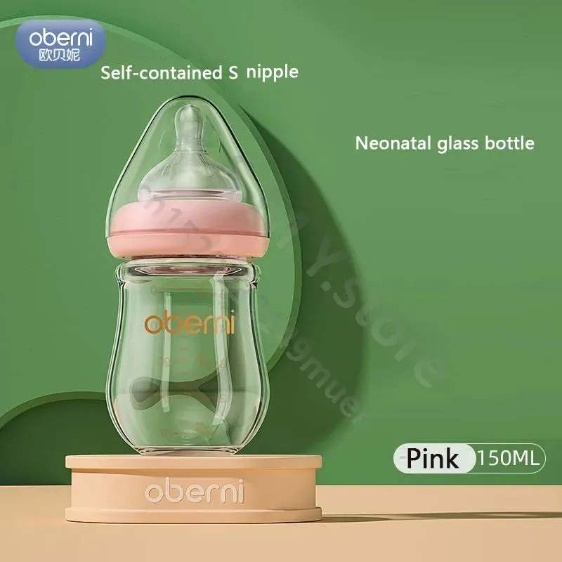 120ML150ML Anti-colic Bottle/Newborn Baby Glass Bottle/Anti-Choking Nursery Bottle/BPA Free/0-3 Months Baby Use