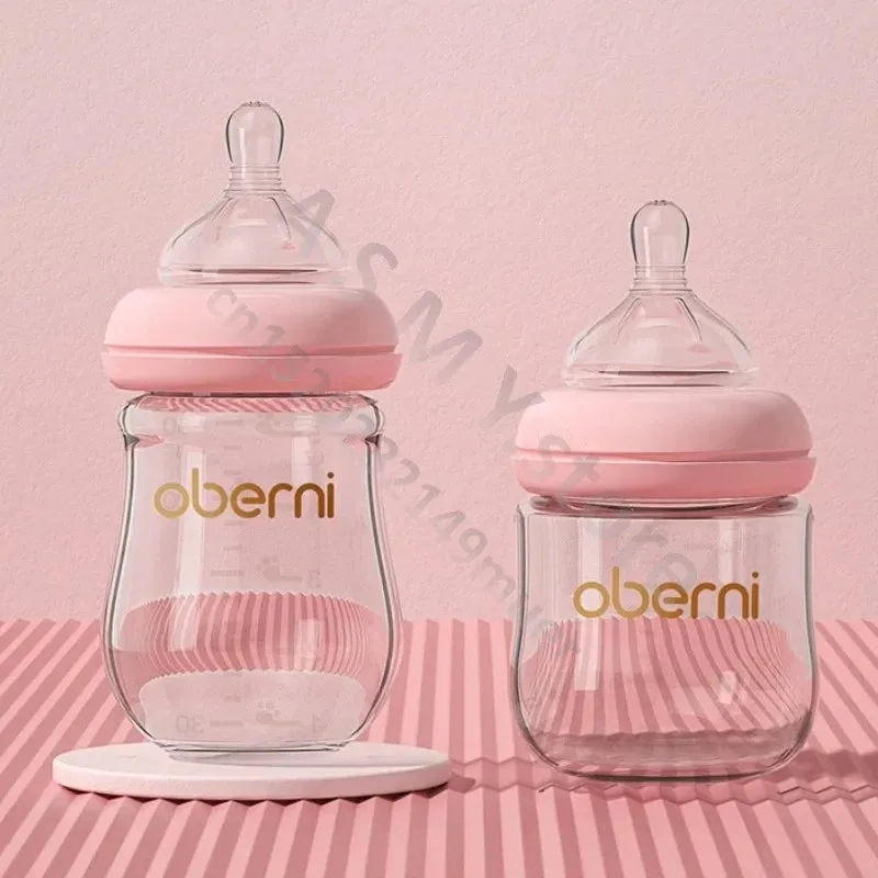 120ML150ML Anti-colic Bottle/Newborn Baby Glass Bottle/Anti-Choking Nursery Bottle/BPA Free/0-3 Months Baby Use