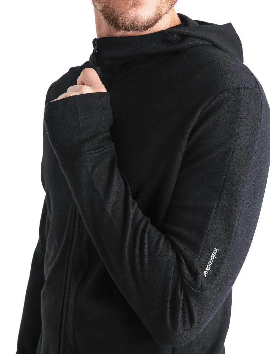 260 Quantum IV LS Zip Hoodie - Black