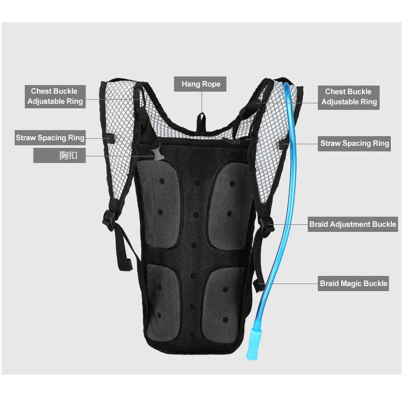 2L Water Bag 5L Hydration Backpack Ultralight Running Hiking Cycling Backpack Water Bladder Hydration Camel back