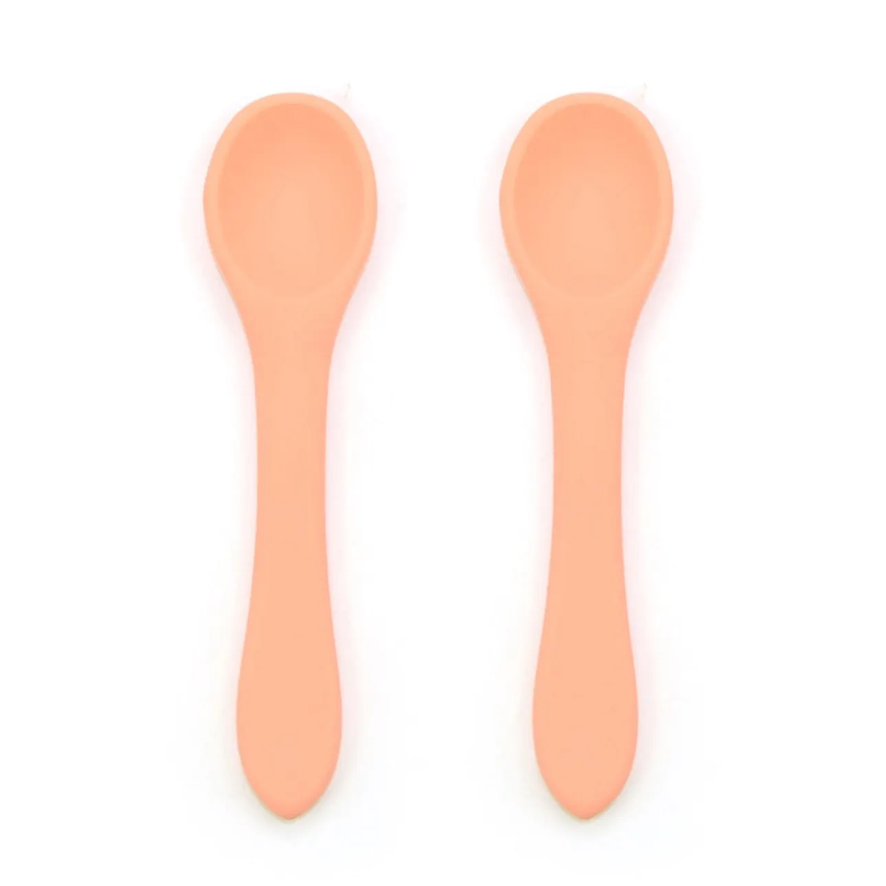 2pk Silicone Baby Spoons | 6 Colors