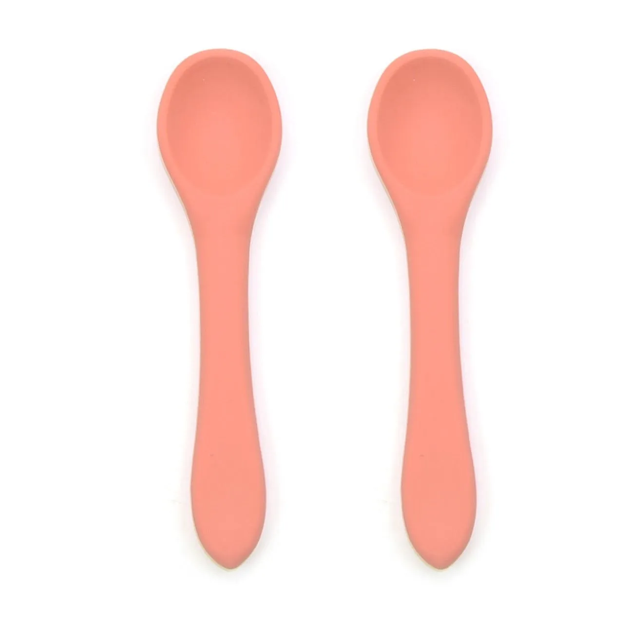 2pk Silicone Baby Spoons | 6 Colors