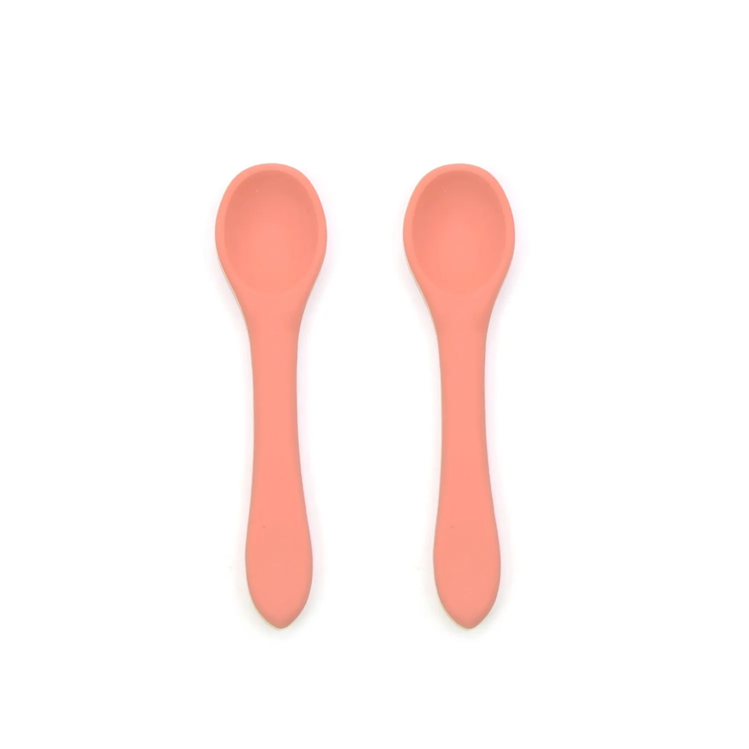 2pk Silicone Baby Spoons | 6 Colors