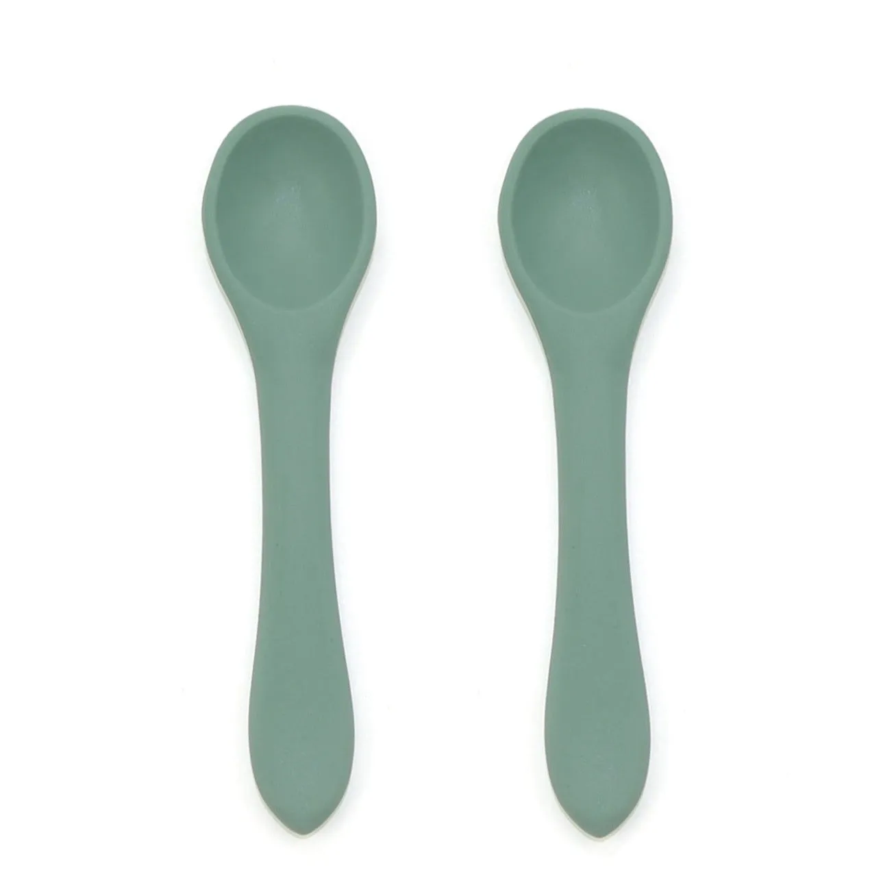 2pk Silicone Baby Spoons | 6 Colors