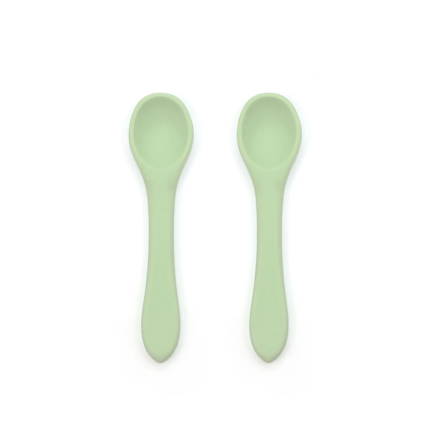 2pk Silicone Baby Spoons | 6 Colors