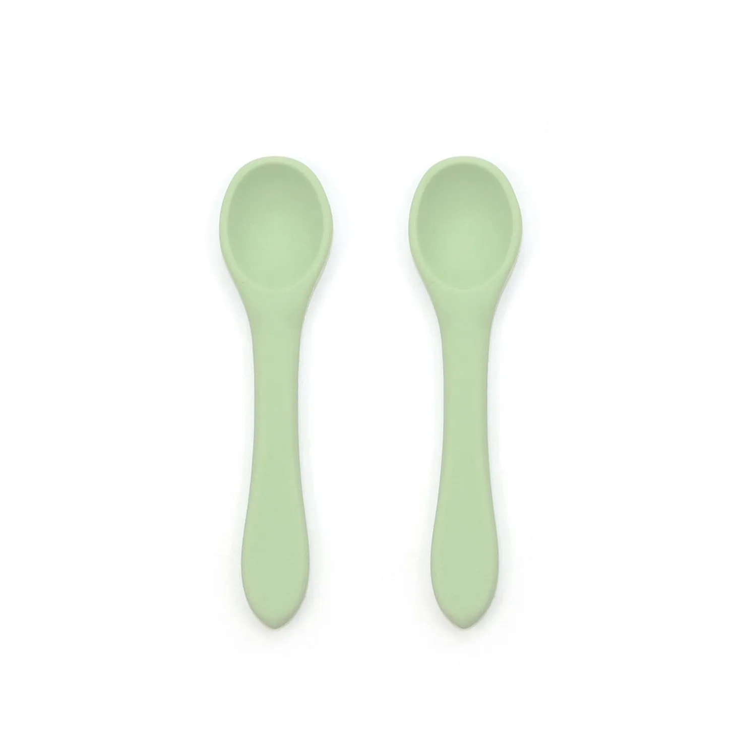 2pk Silicone Baby Spoons | 6 Colors