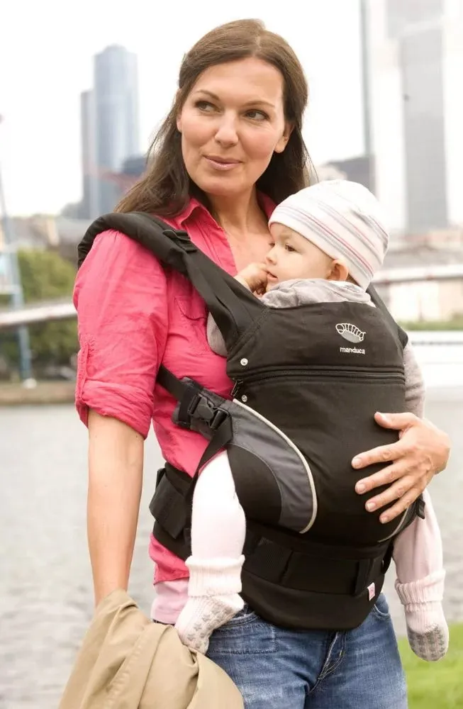 [3 Years Local Warranty]  Manduca First HempCotton Baby Carrier - Black