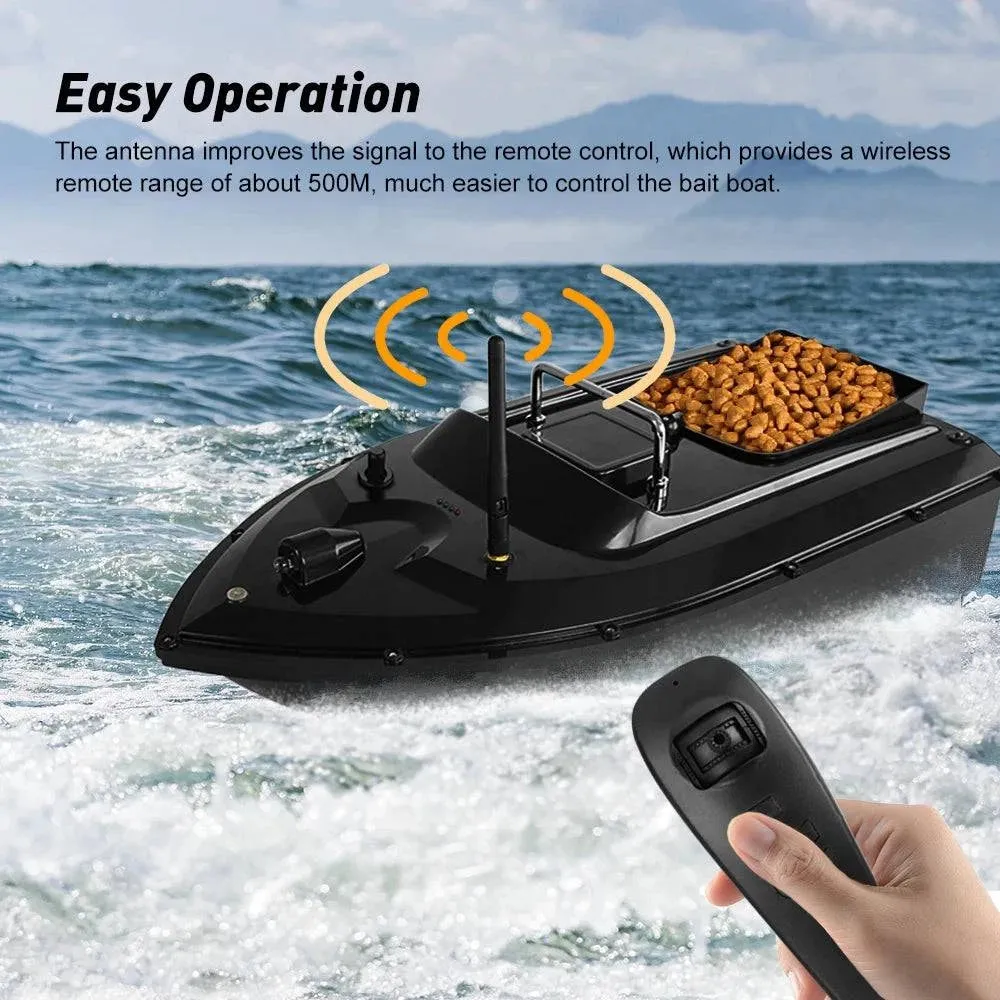 500M Wireless Remote Control Fishing Bait Boat Fishing Feeder Ship Fishing Equipment 1.5KG Load For Outdoor Fishing