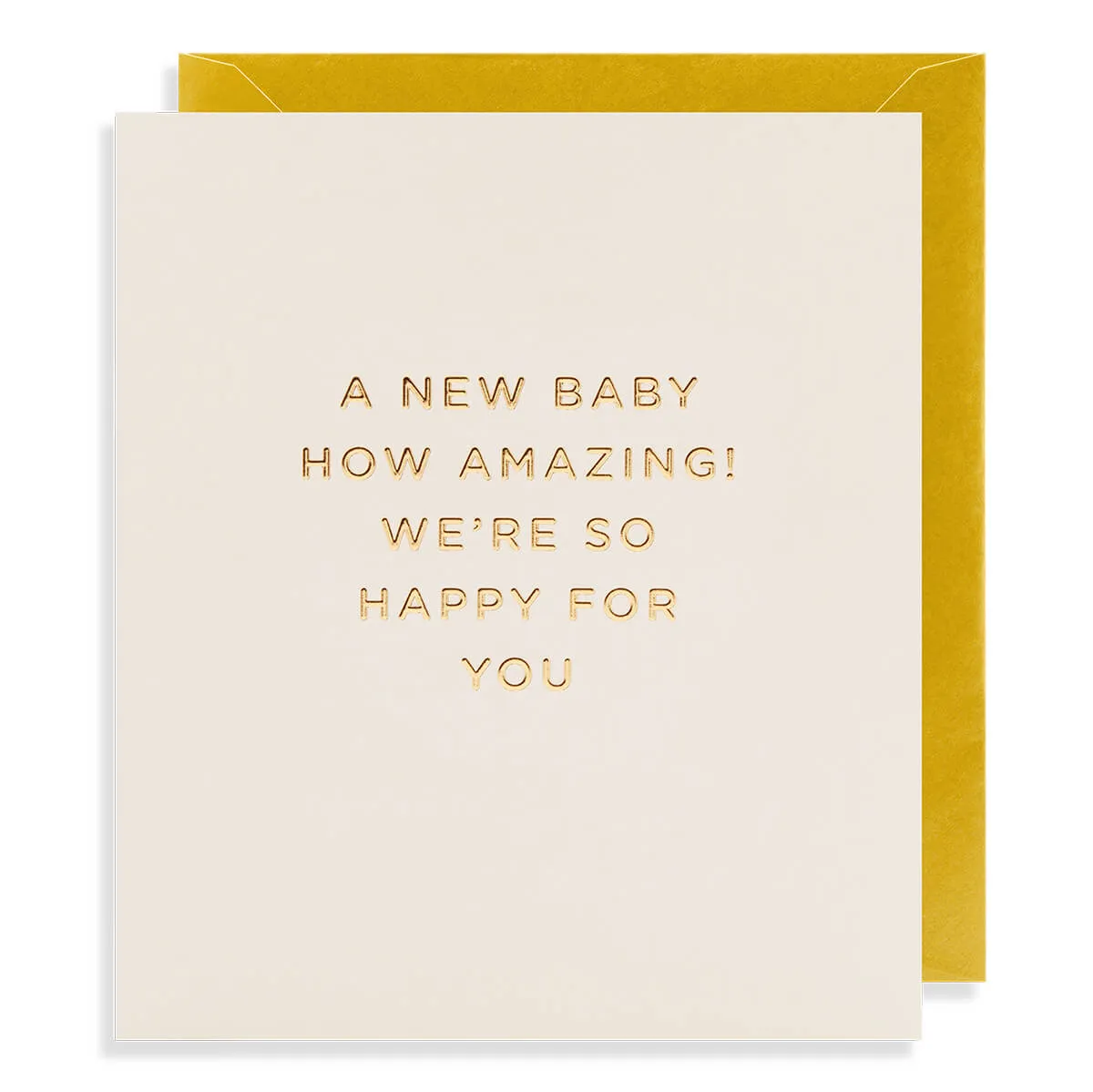 A New Baby, How Amazing Big Greetings Card by Cherished for Lagom Design