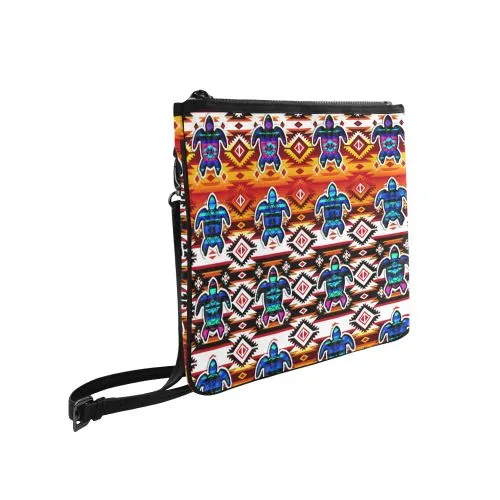 Adobe Fire Turtle Slim Clutch Bag