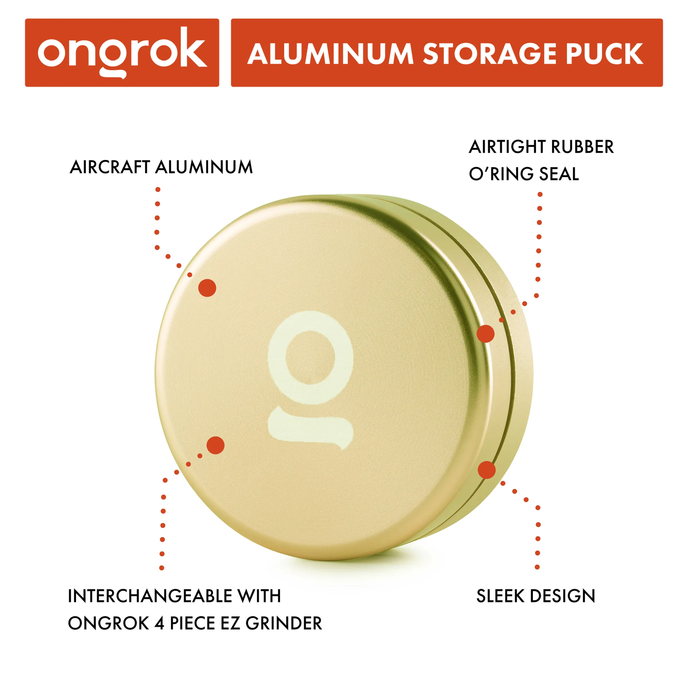 Aluminium Storage Puck