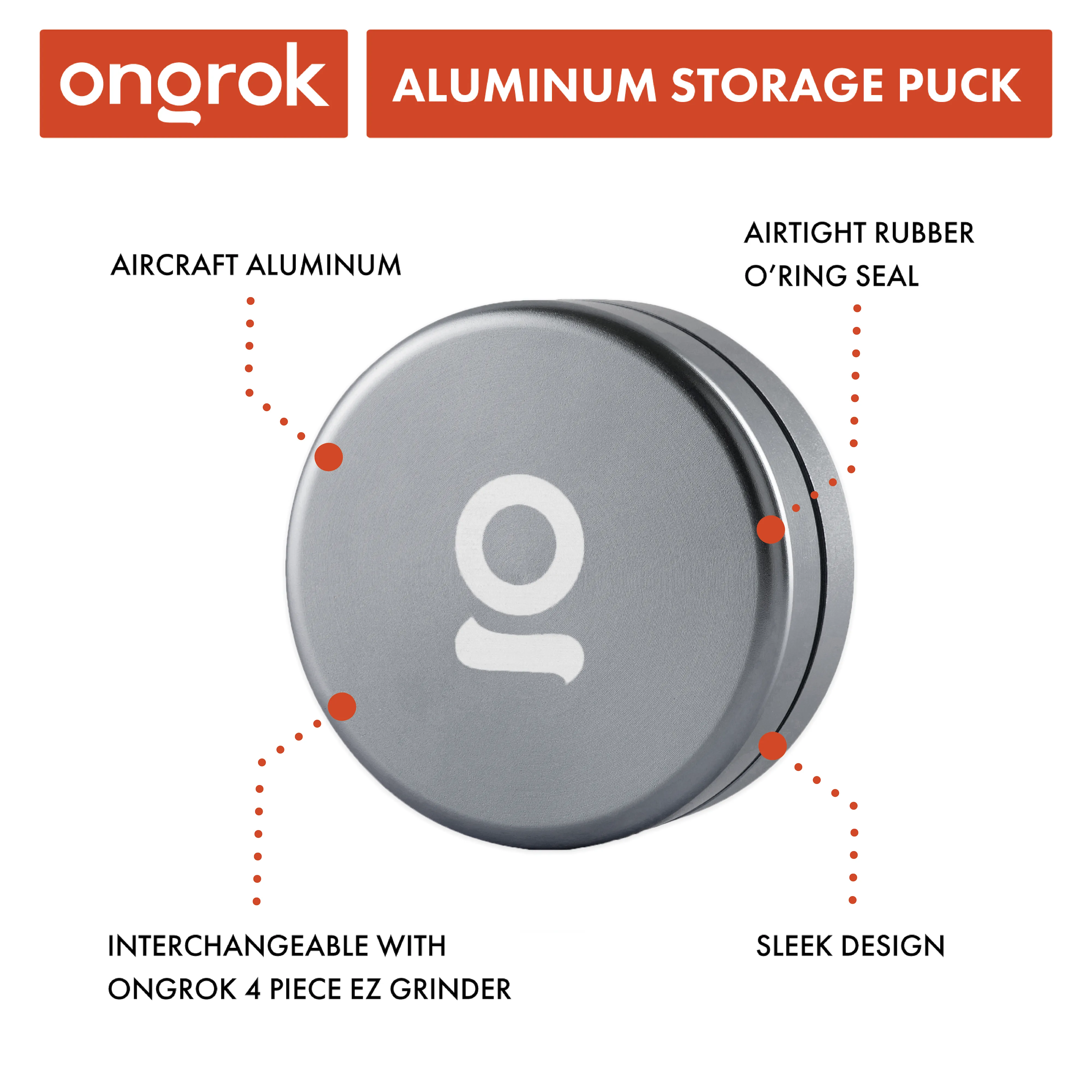 Aluminium Storage Puck