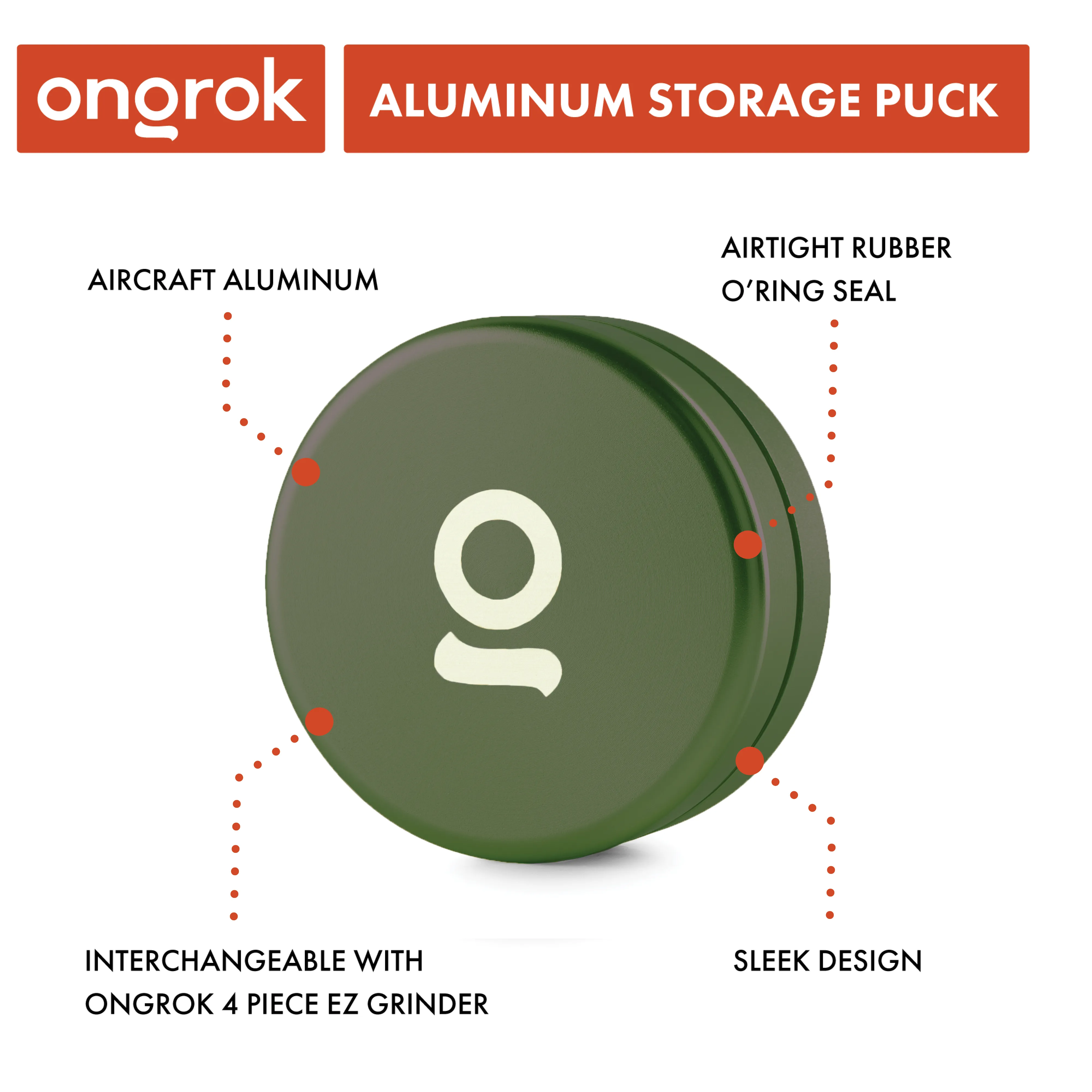 Aluminium Storage Puck