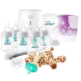 Anti-colic Baby Bottle with AirFree Vent All In One Gift Set