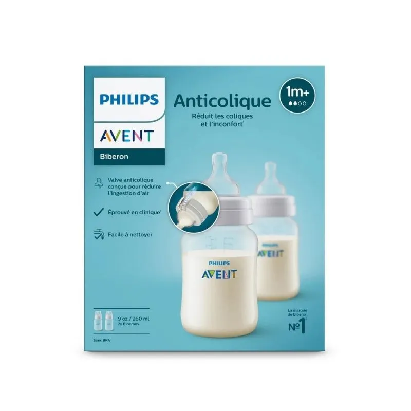 Anti-Colic Bottles - 9oz - 2 Pack