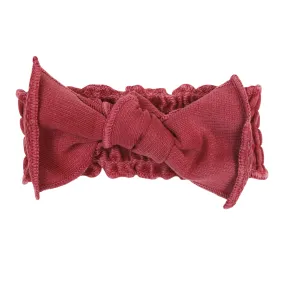 Appleberry French Terry Smocked Headband