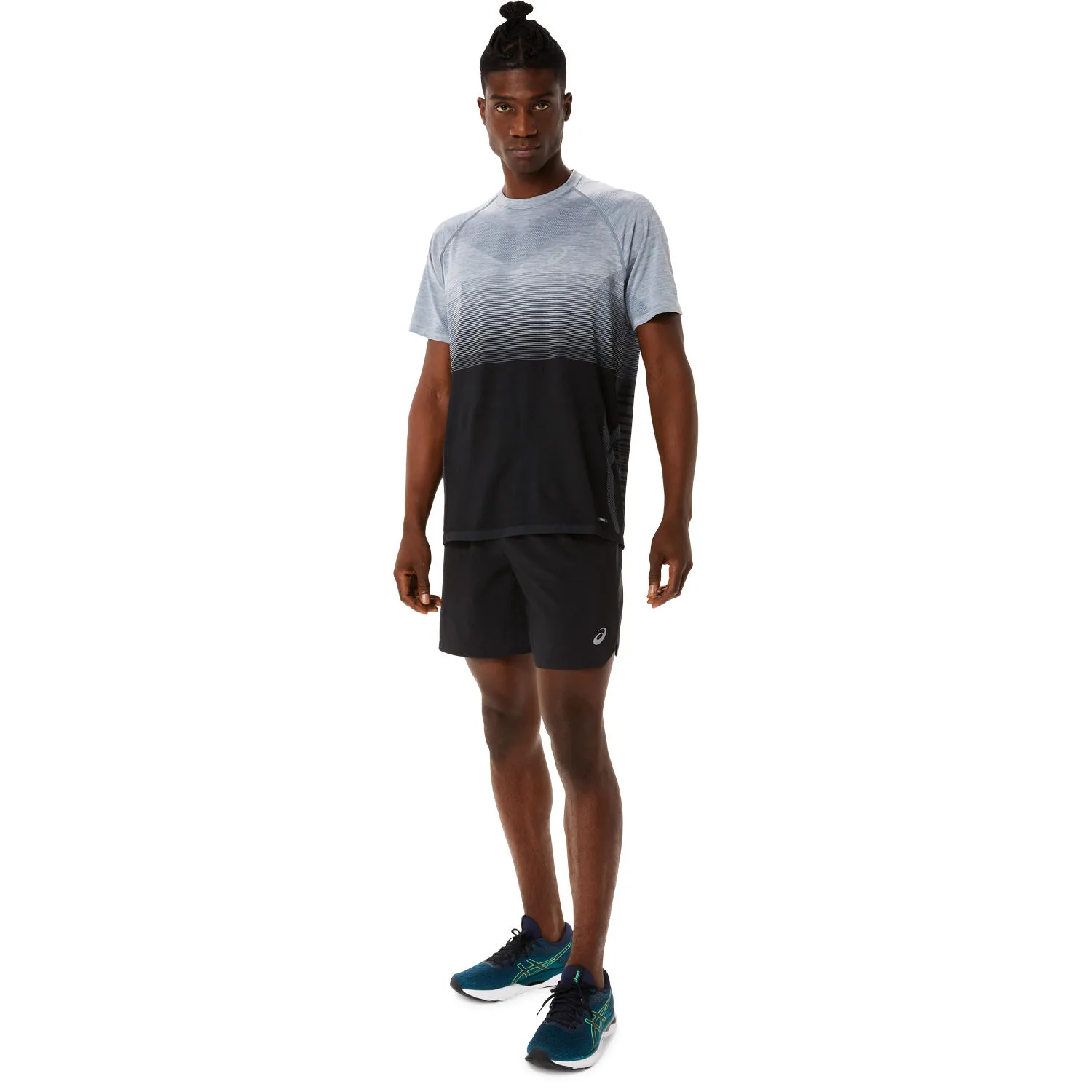 Asics Men&#x27;s Road 2-N-1 7in Short Performance Black/Carrier Grey | Buy Asics Men&#x27;s Road 2-N-1 7in Short Performance Black/Carrier Grey here | Outnorth