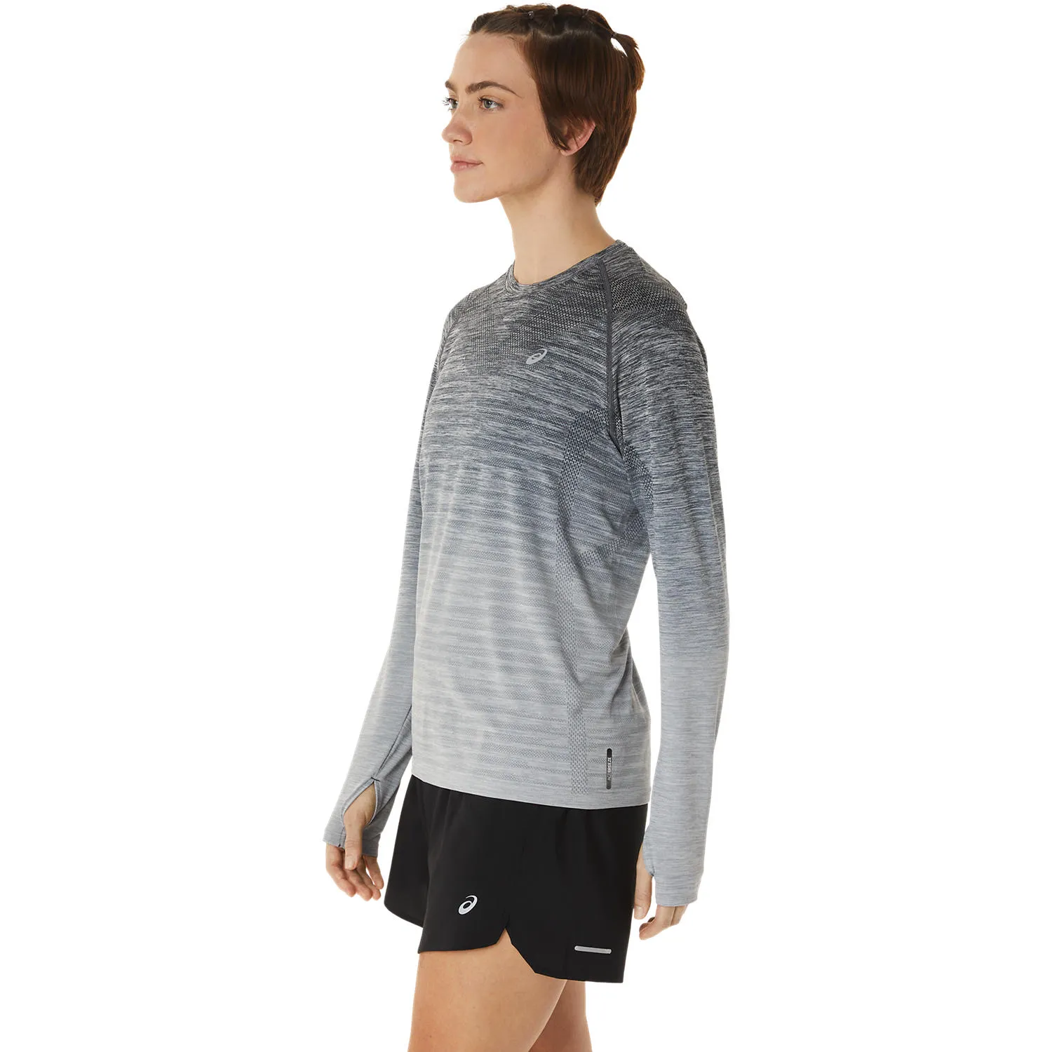 Asics Women&#x27;s Seamless LS Top Carrier Grey/Glacier Grey | Buy Asics Women&#x27;s Seamless LS Top Carrier Grey/Glacier Grey here | Outnorth