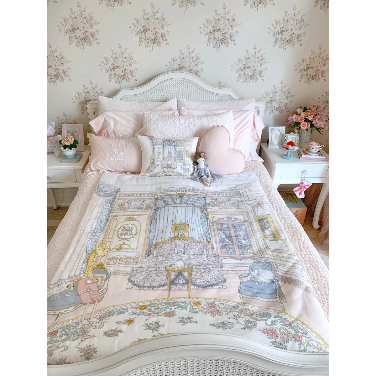 Atelier Choux Reversible Quilt French Bedroom