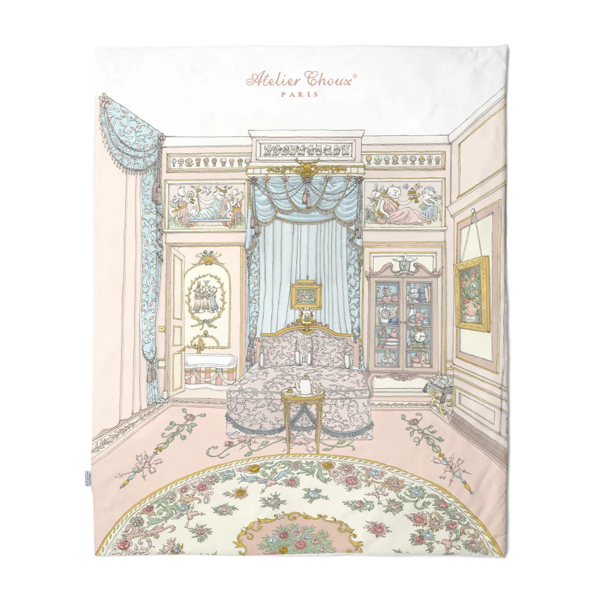 Atelier Choux Reversible Quilt French Bedroom