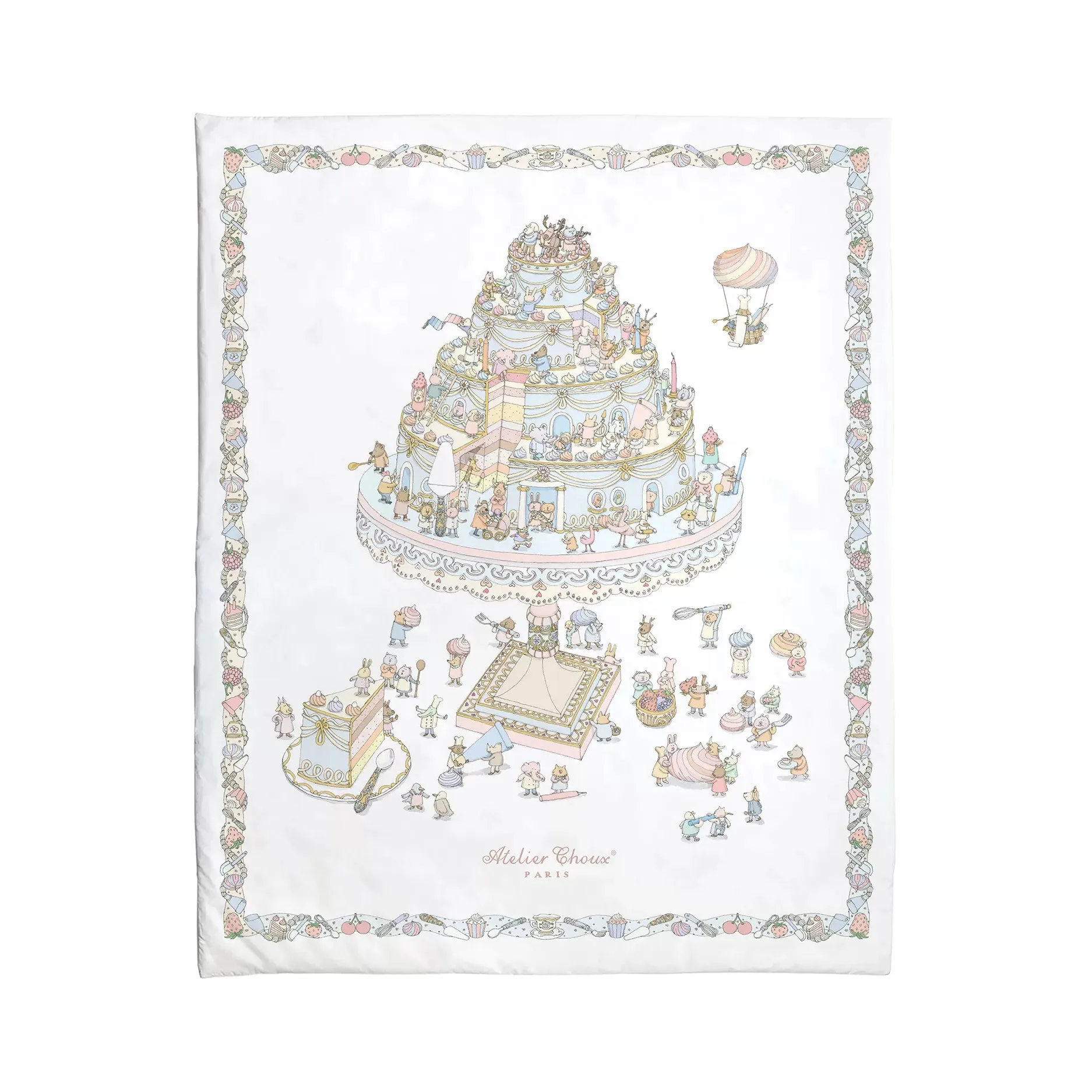 Atelier Choux Reversible Quilt Le Gateau/Chateau Choux