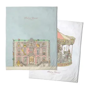 Atelier Choux Reversible Quilt Monceau/Carousel Pink