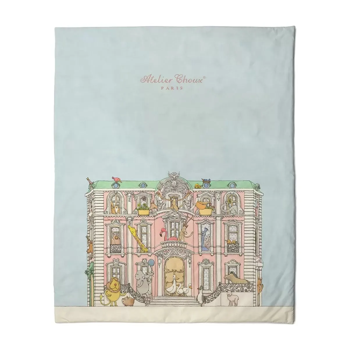 Atelier Choux Reversible Quilt Monceau/Carousel Pink