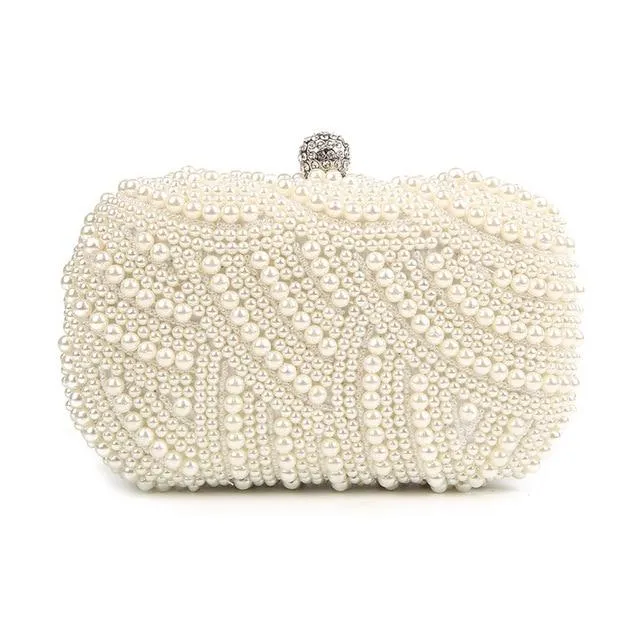 Ayla Pearl Clutch Bag