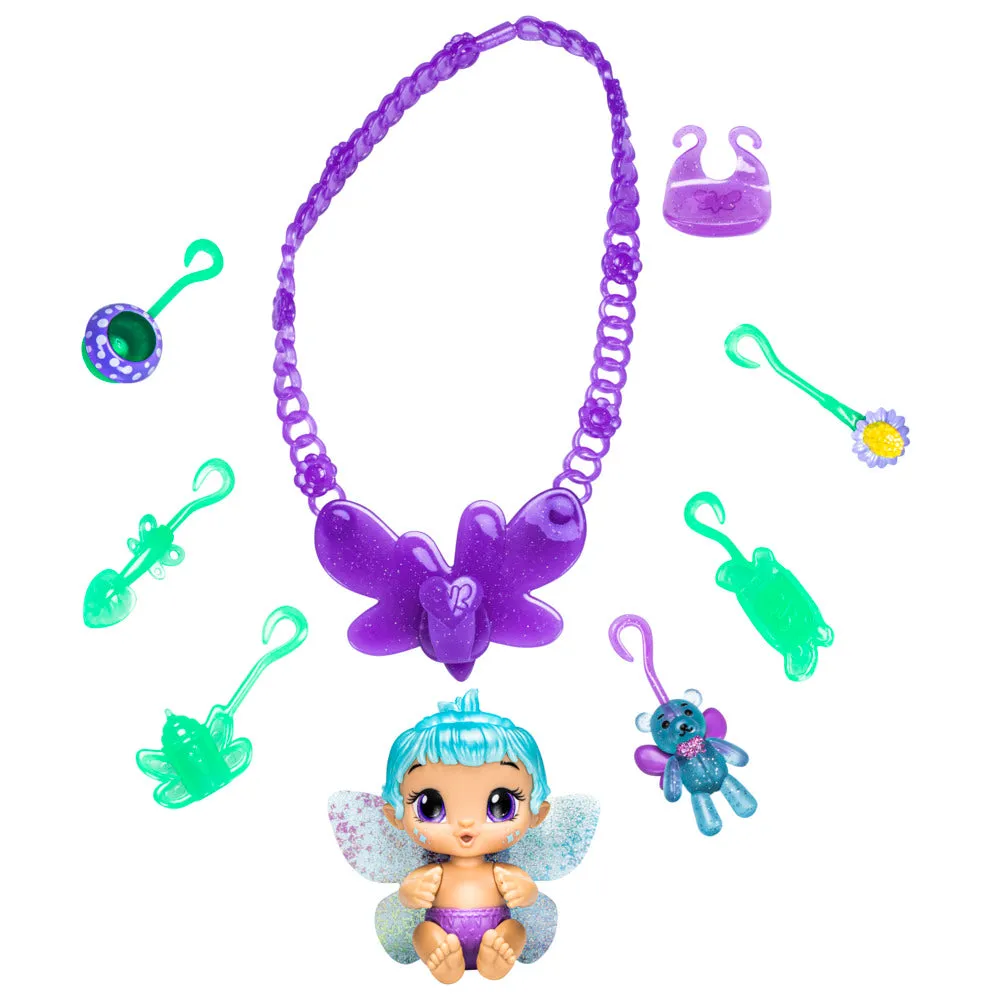 Baby Alive Glo Pixies Minis Carry 'N Care Necklace Lilac Pearl