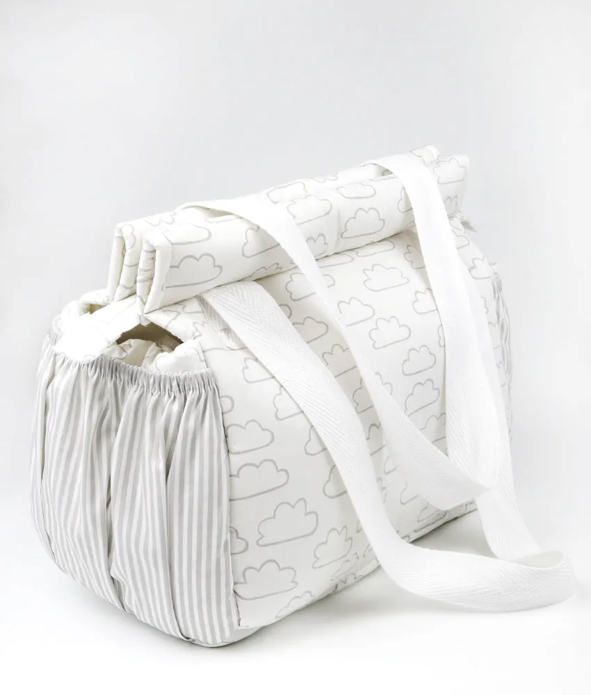 Baby Diaper Bag – Cloudy Theme - L