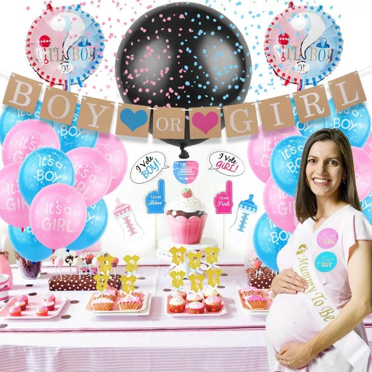 Baby Gender Reveal Party Balloon Kit