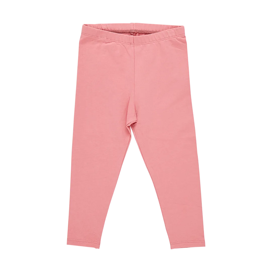 Baby Girls Organic Legging - Brandied Apricot