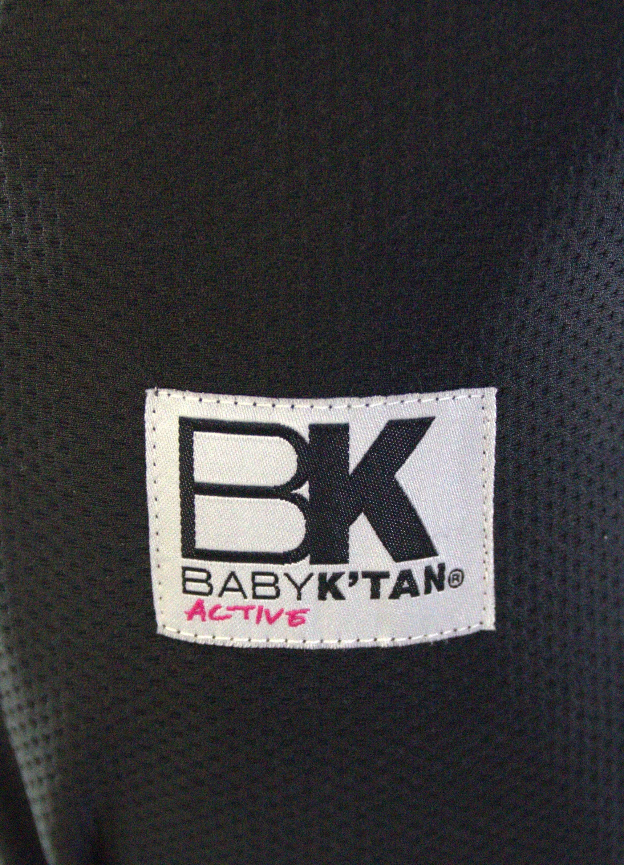 Baby K'tan Active Oasis Baby Carrier - Black/Grey - M