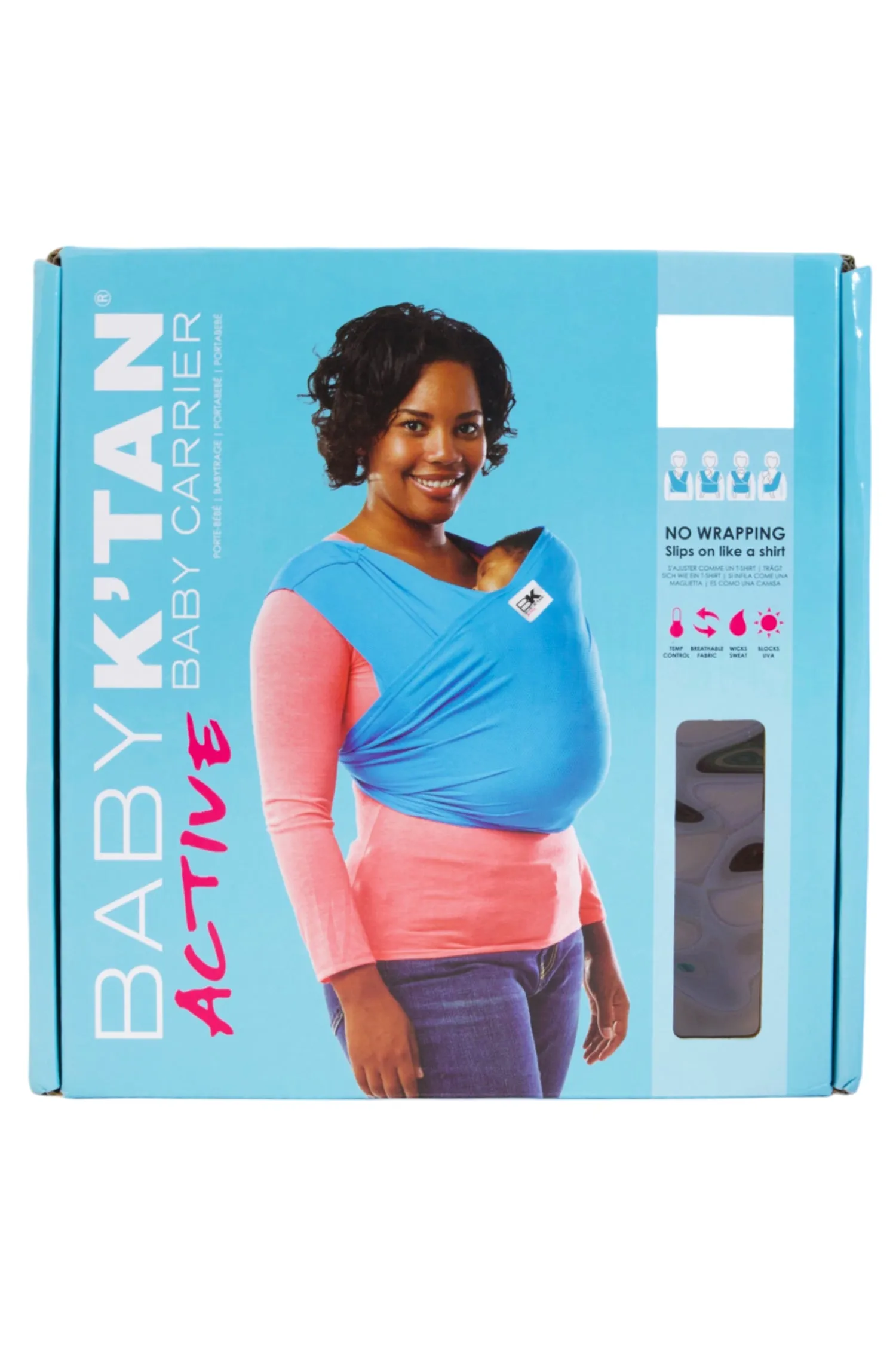 Baby K'tan Active Yoga Carrier - Heather Coral - L