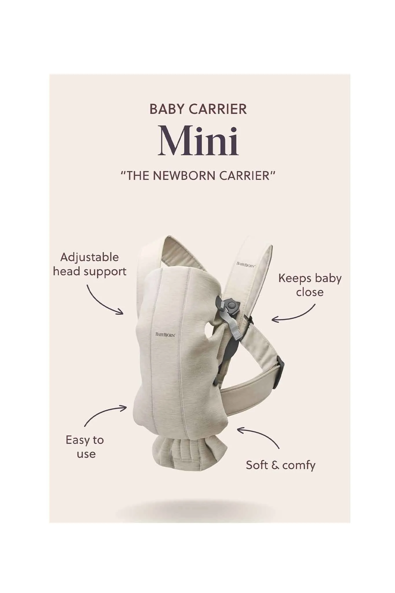 BabyBjorn BABY CARRIER MINI MESH 3D