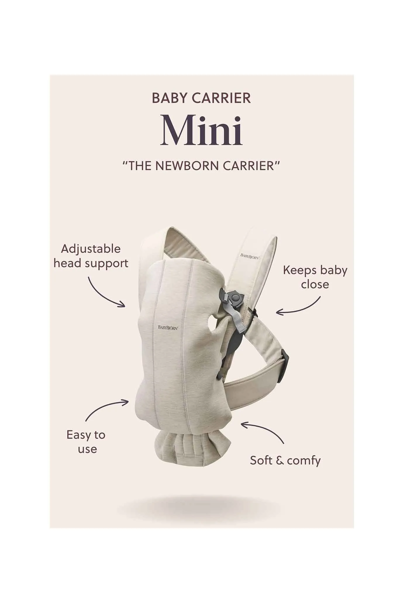 BabyBjorn BABY CARRIER MINI MESH 3D