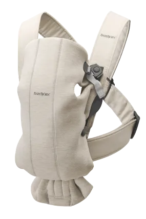 BabyBjorn Draagzak Mini 3D Jersey Licht Beige