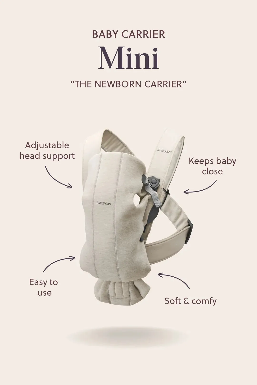 Babybjörn Baby Carrier Mini | Black