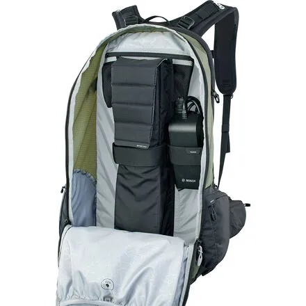 Backpack FR Tour E-Ride Protector 20 L Evoc, dark green/black