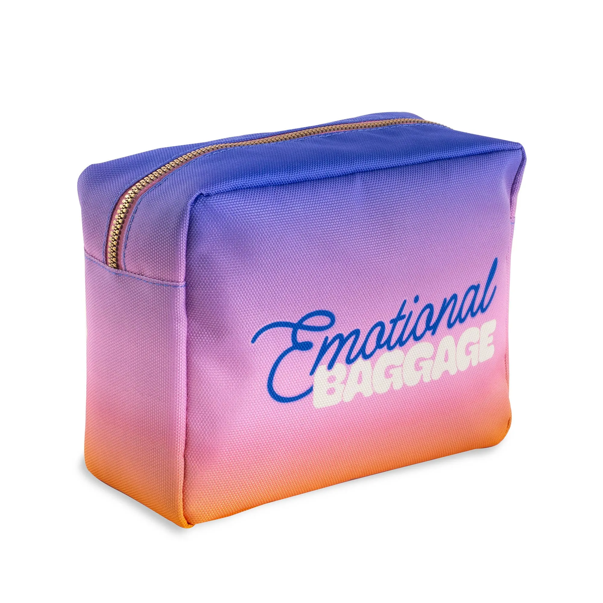 Ban.do Emotional Baggage Getaway Cosmetic Bag | Makeup Travel Case Organizer Pouch