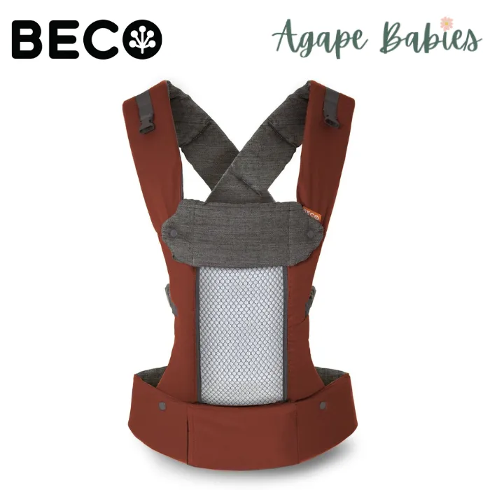 Beco 8 Baby Carrier - Rust Charcoal (One Year Warranty)