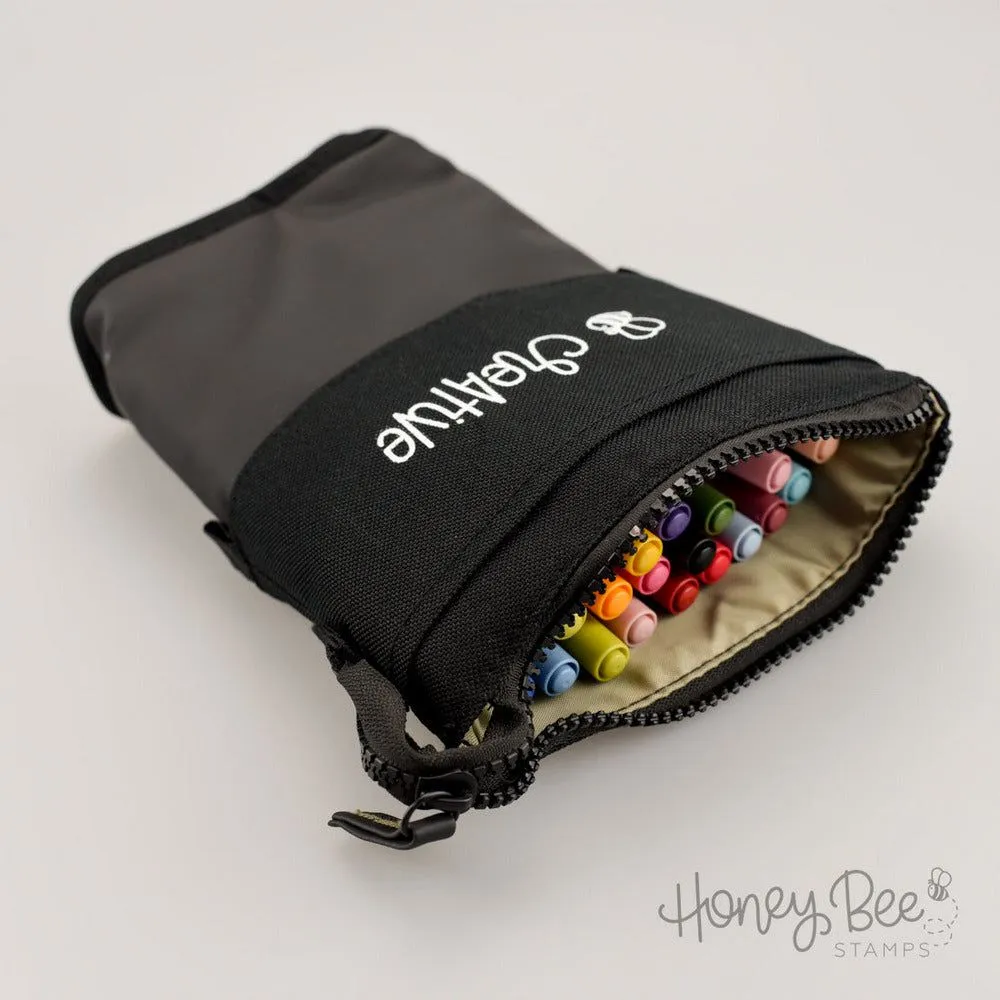 Bee Creative - Black Sliding Storage Pouch