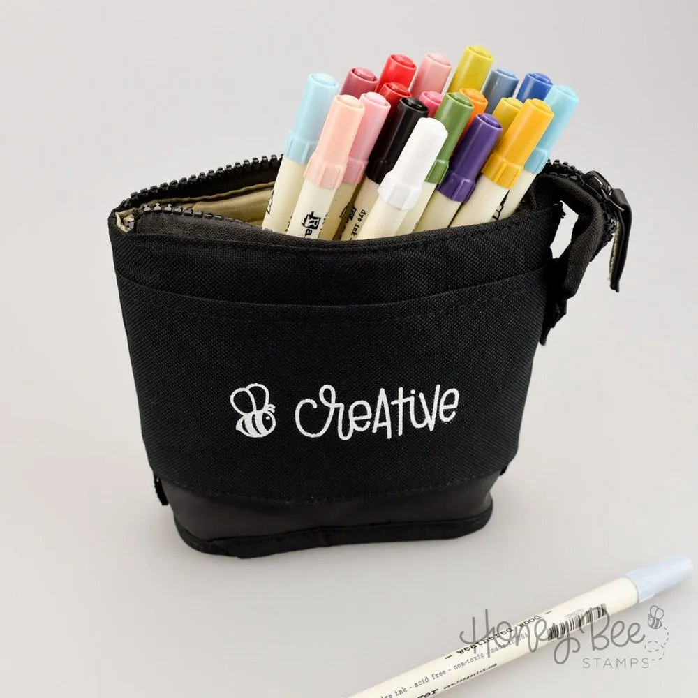 Bee Creative - Black Sliding Storage Pouch