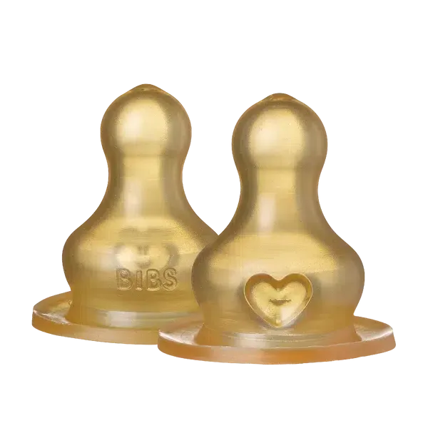 Bibs Bottle Nipple Latex 2 pack