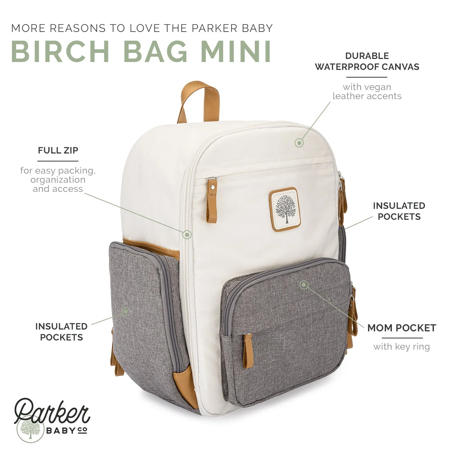 Birch Bag Mini - Diaper Backpack