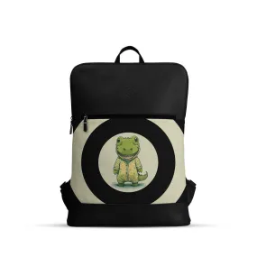 Black Orbit Laptop Backpack Crocodile