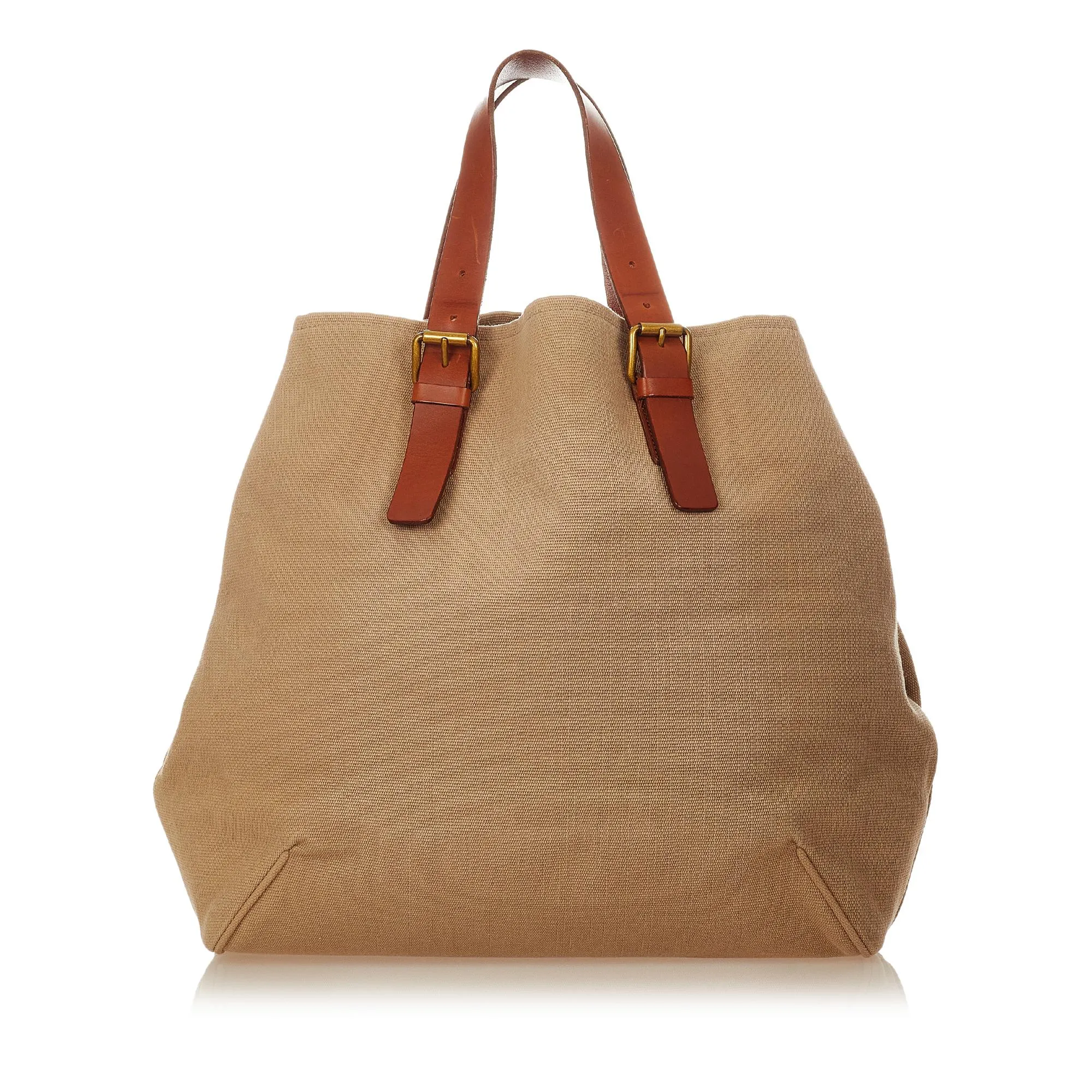 Bottega Veneta Canvas Tote Bag (SHG-25374)