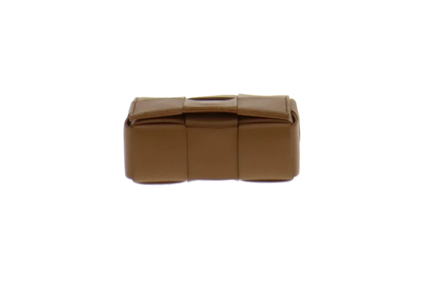 Bottega Veneta Caramel Mini Intreccio Leather Candy Cassette