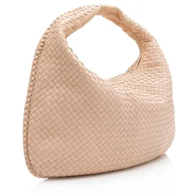 Bottega Veneta Intrecciato Nappa Leather Maxi Hobo (SHF-23689)