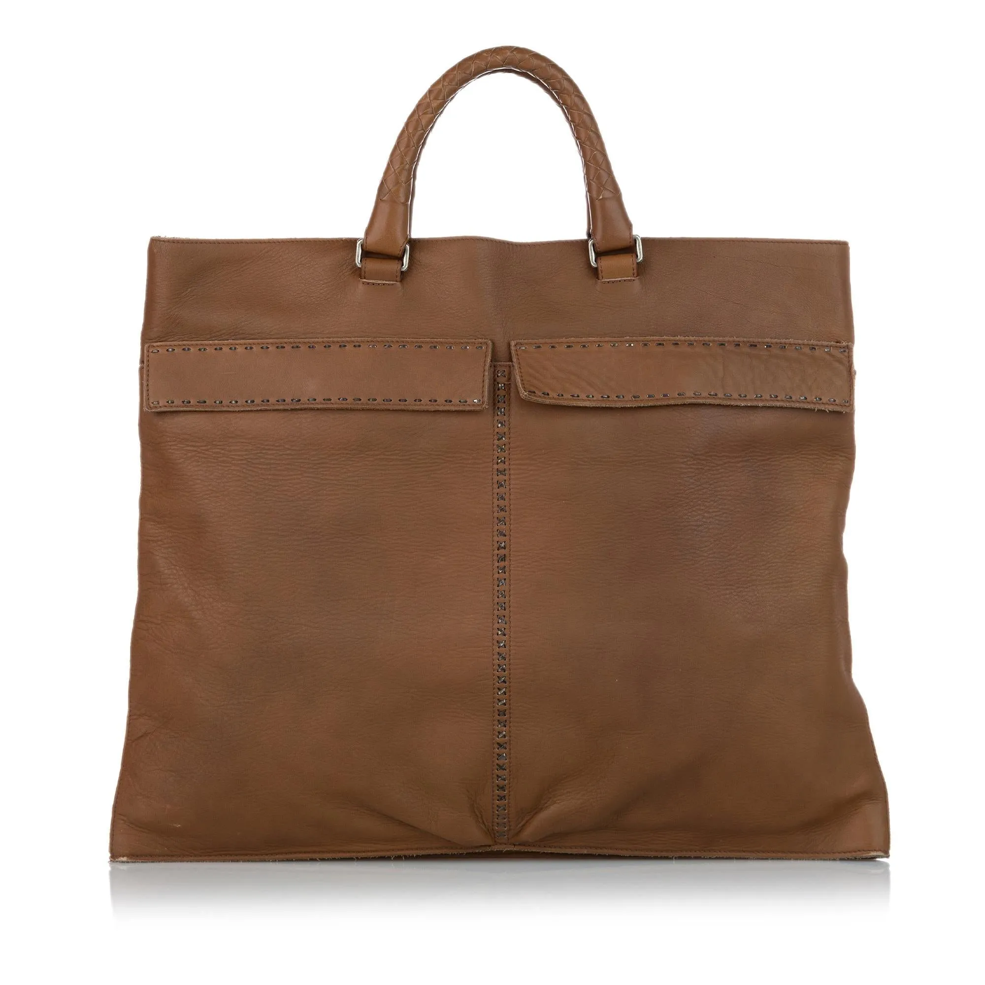 Bottega Veneta Leather Tote Bag (SHG-37794)